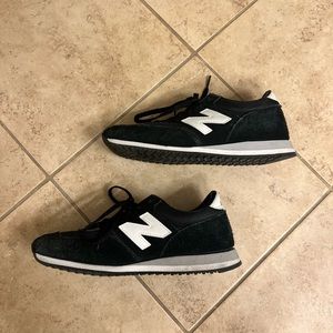 New Balance Womens 620 V1 CW620BLK Black Suede Casual Shoes Sneakers